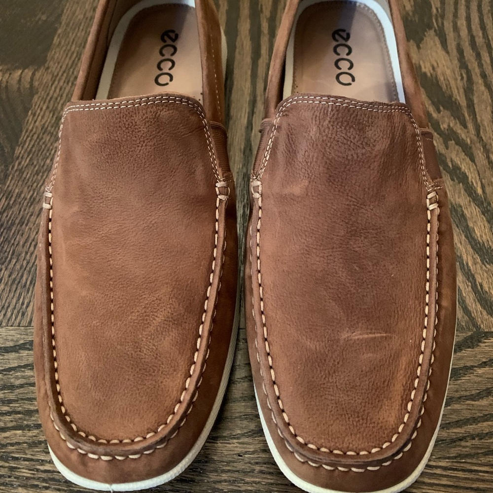 Ecco Nubuck Loafers
